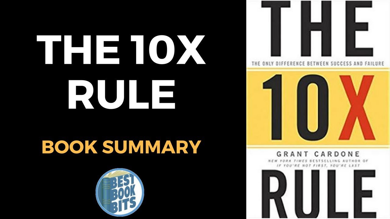 the 10x rule by grant cardone summary