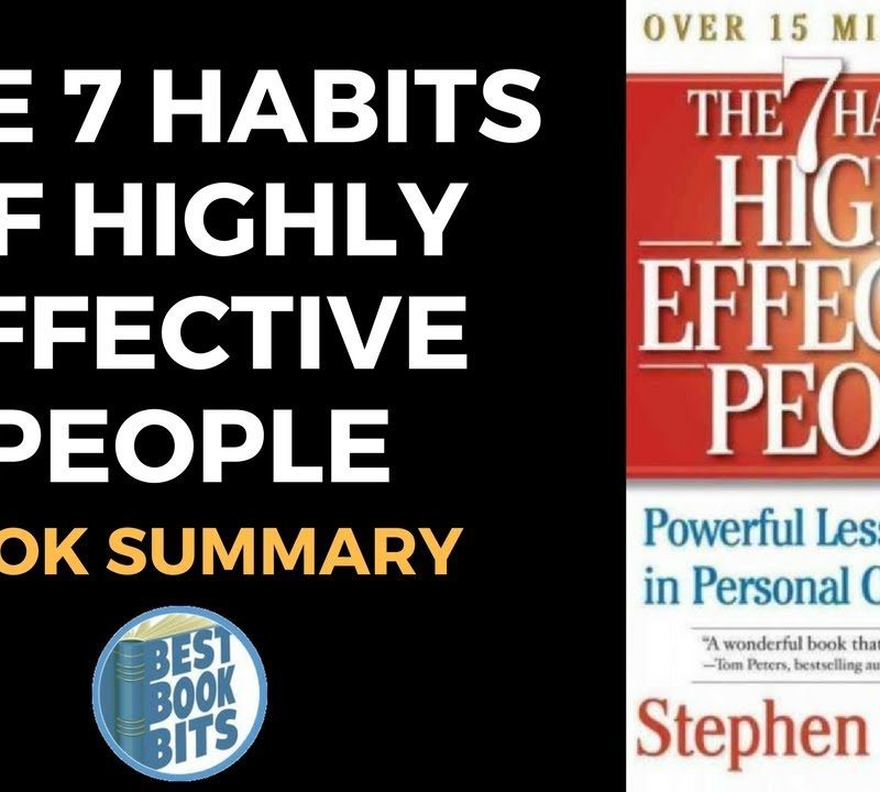 The 7 Habits of Highly Effective People Powerful Lessons in Personal Change by Stephen Covey