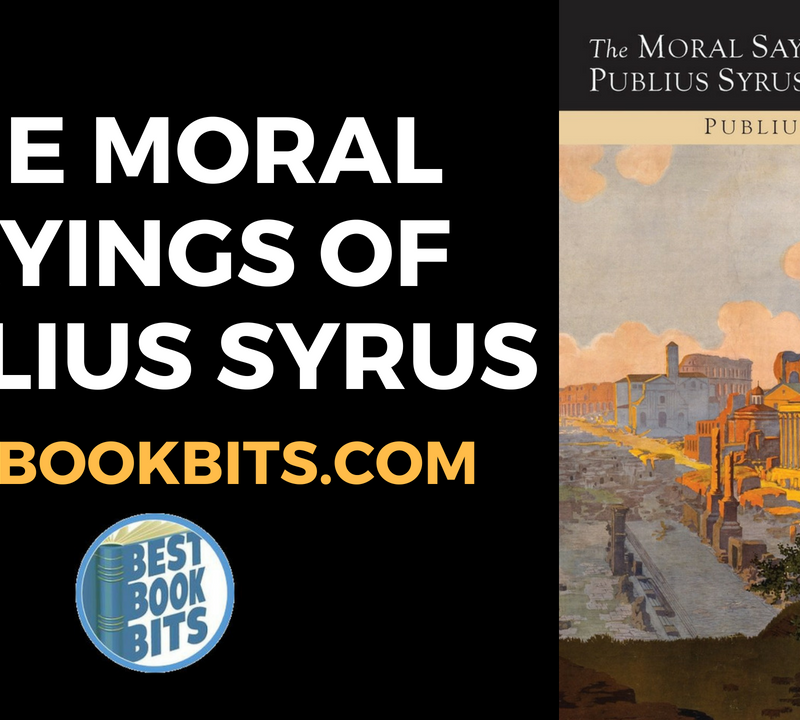 Moral Sayings of Publius Syrus