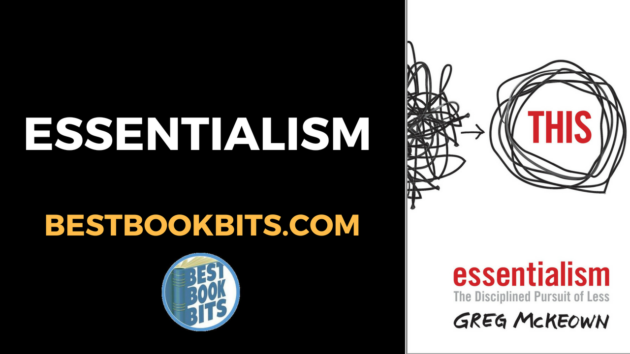 essentialism by greg mckeown