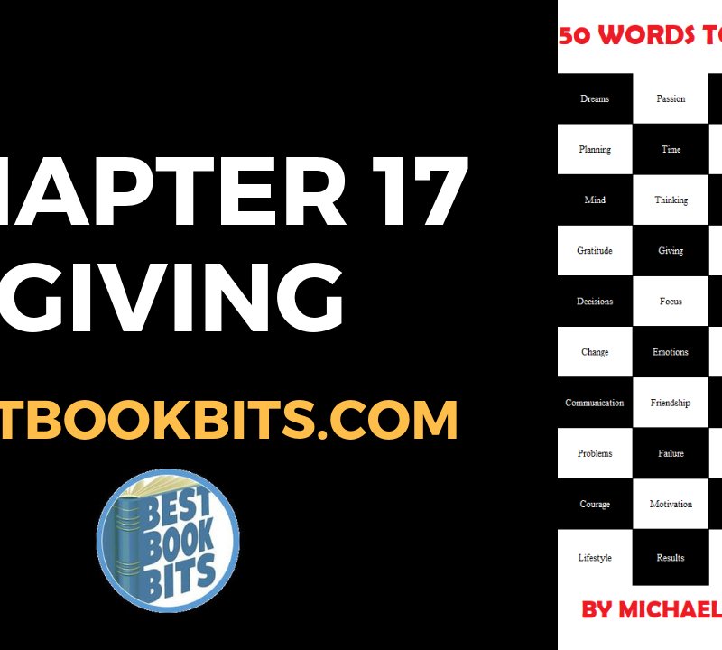 CHAPTER 17 GIVING