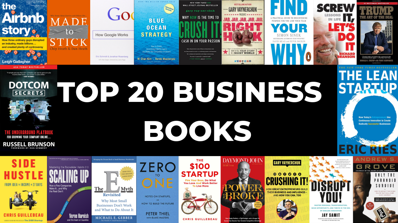 Top 20 Business Books Bestbookbits Daily Book Summaries Written