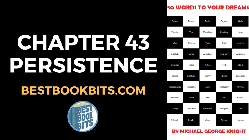 CHAPTER 43 PERSISTENCE