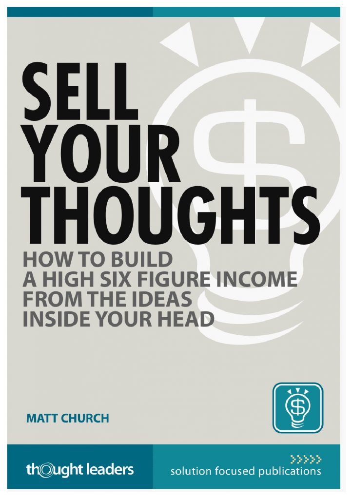 SELL YOUR THOUGHTS - MATT CHRUCH